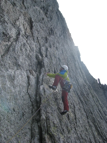 Příprava na pískovcích a v Alpách pro exp. Jordánsko 2013