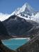 Laguna Paron a nad ní Piramida 5885m