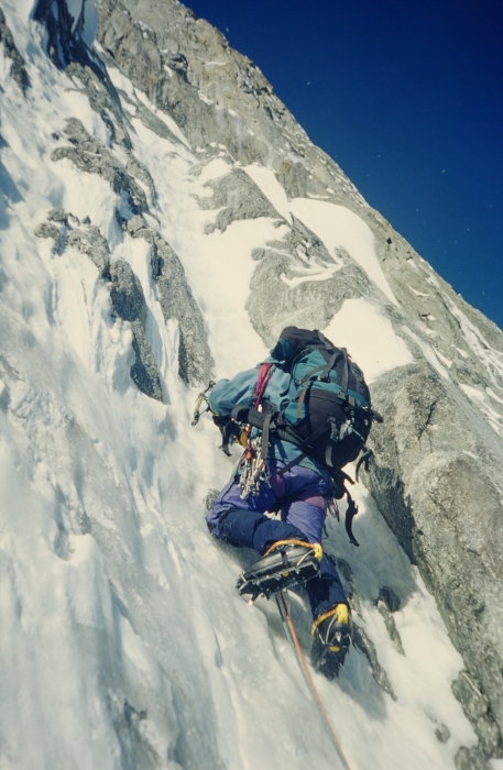 V Rubáši na Grandes Jorasses (4208 m)